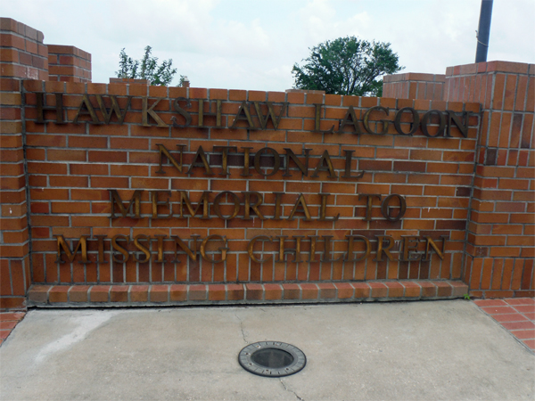 sign: The Hawkshaw Lagoon Memorial Park